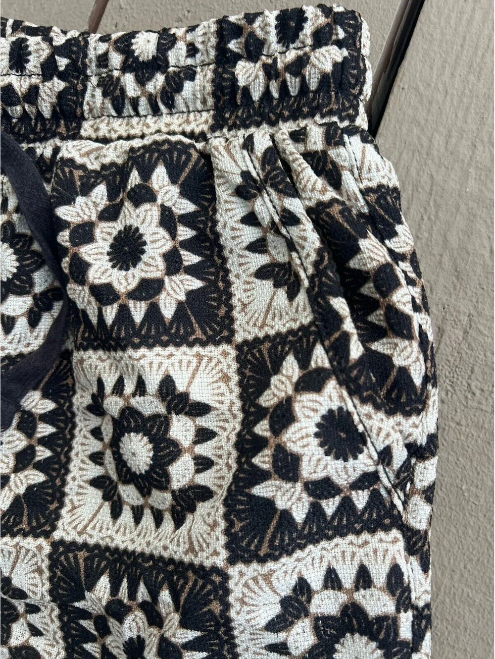 Malibu by Drill Clothing Co. Men’s Shorts Crochet Granny Square Print S/M